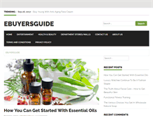 Tablet Screenshot of ebuyersguide.net